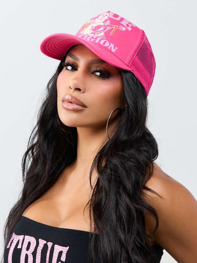 no. 1 buddha logo trucker hat