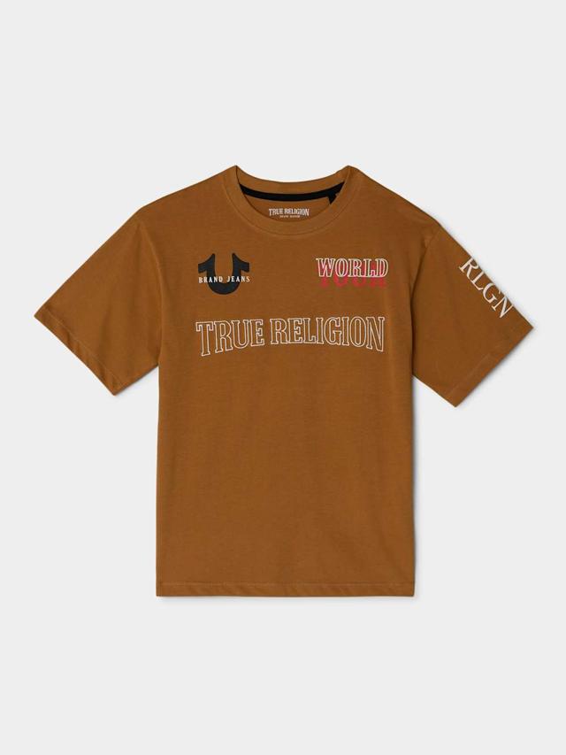 boys multi-print logo tee