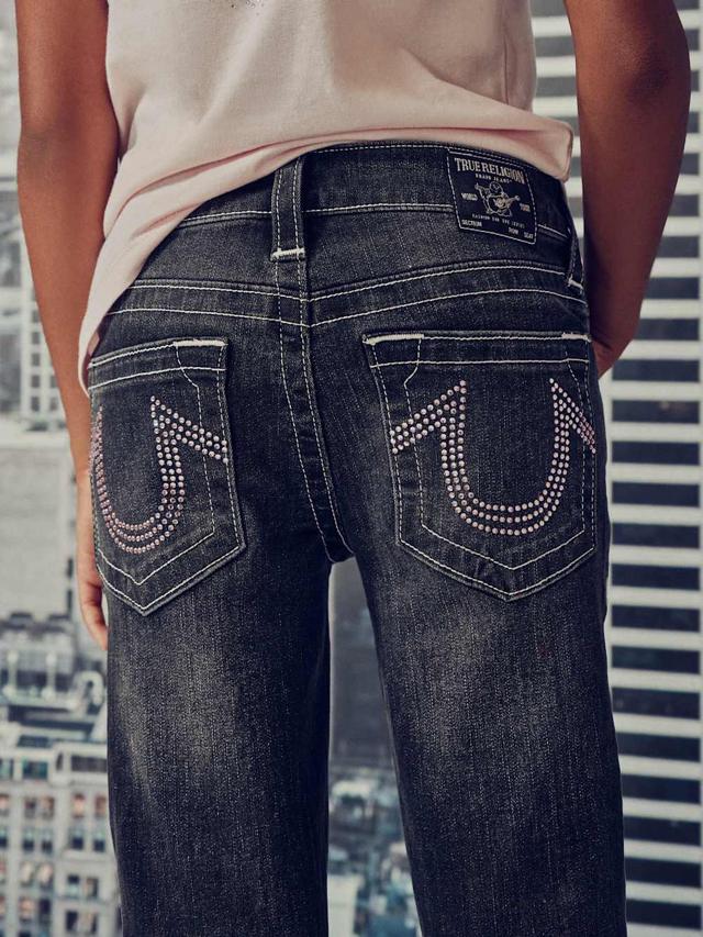 girls joey crystal flare jean