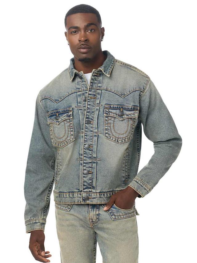 big t oversized denim jacket
