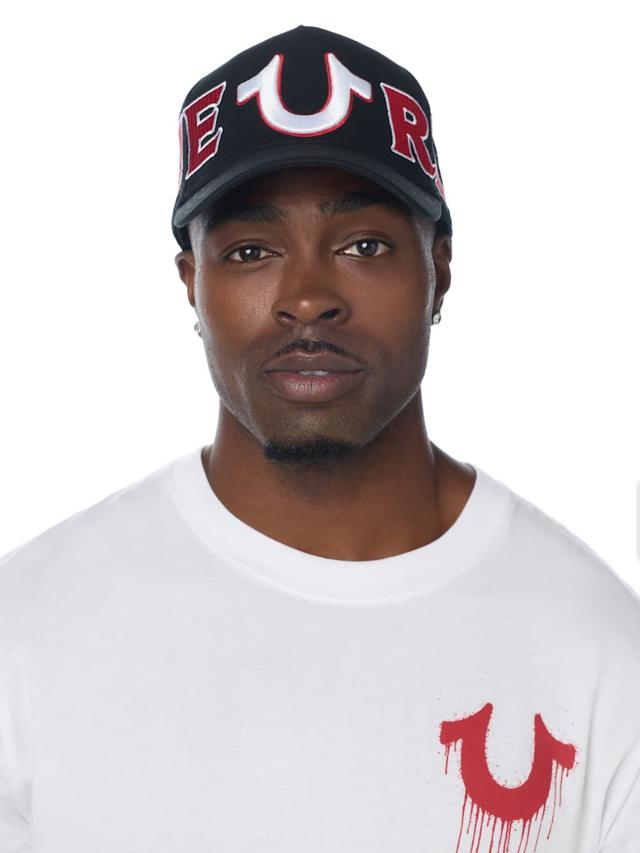oversized horseshoe logo hat