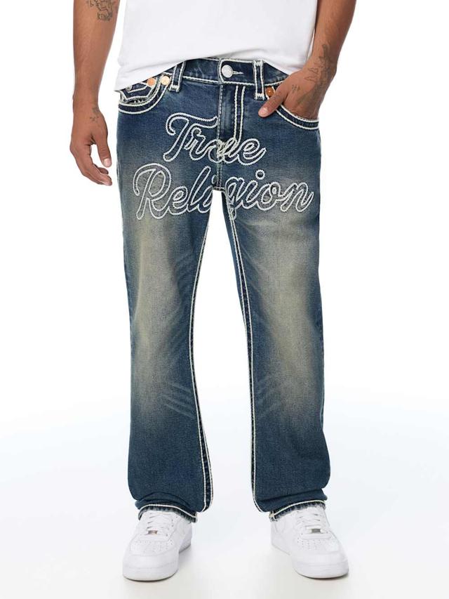 ricky rope stitch flap straight jean 34"