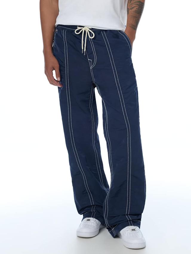 vinny nylon big t flap ultra baggy pant 34"
